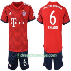 FC Bayern München Dres Thiago 6 Dječji Domaći 2018/19 Kratkih Rukava